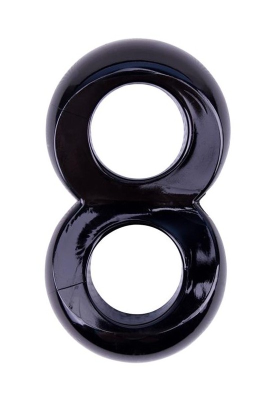 Ballstretcher souple Duo Cock Noir 
