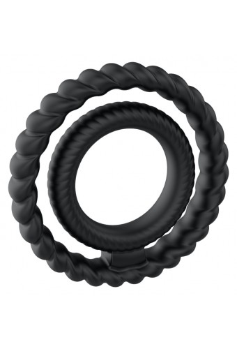 Double Anneau pénien Dual Ring Dorcel 43mm 