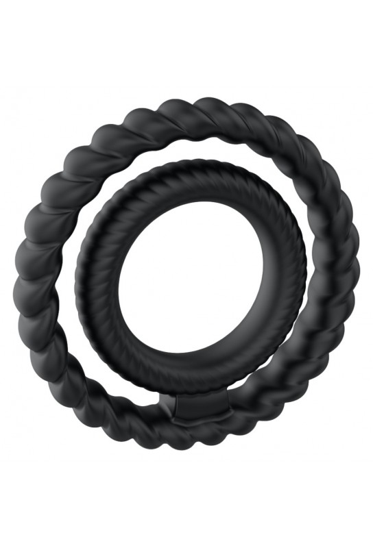 Double Anneau pénien Dual Ring Dorcel 43mm 