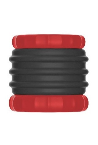 Ballstretcher Soqlo 35 mm - Hauteur 5 cm Noir-Rouge 