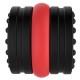 Ballstretcher souple Doblo 30 mm - Hauteur 4 cm Noir-Rouge 
