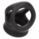 Ballstretcher en silicone Alpha Dual 37 mm Noir 