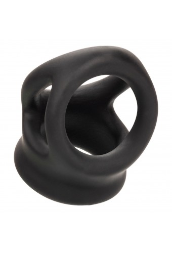 Ballstretcher en silicone Alpha Dual 37 mm Noir 