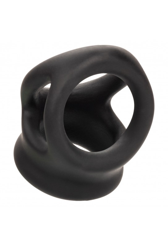 Ballstretcher en silicone Alpha Dual 37 mm Noir 