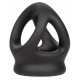 Ballstretcher en silicone Alpha Dual 37 mm Noir 