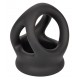 Ballstretcher en silicone Alpha Dual 37 mm Noir 