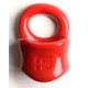 Ballstretcher souple Baller Ring 32 mm - Hauteur 35 mm Rouge 