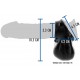 Sac à bourses souple Scrotum Holder Noir 