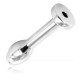 Penis Plug Teardrop Metal 4.5 cm x 12 mm 