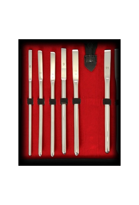 Kit de 6 tiges pour urètre - 6 à 11mm 