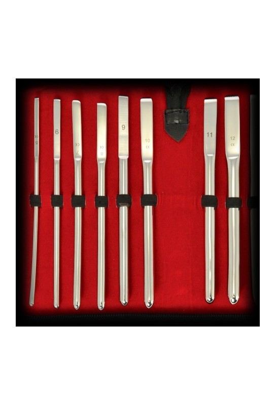 Kit de 8 tiges pour urètre 5 à 12mm 