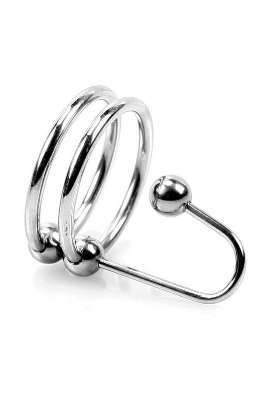 Sperm Stopper Double Ring 2.5cm - Diamètre 8mm 