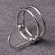 Sperm Stopper Double Ring 2.5cm - Diamètre 8mm 