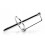 Tige percée d'urètre avec anneau PRINCESS WAND 7.5cm x 6mm