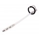 Tige d'urètre percée Catheter Ribbed 21cm - Diamètre 9mm 