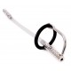 Tige d'urètre percée Catheter Ribbed 21cm - Diamètre 9mm 