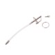 Tige percée Catheter 19cm - Diamètre 7mm 