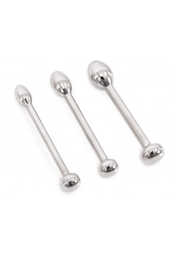 Kit de 3 plugs pour urètre 4.5cm | 6 à 10mm 