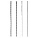 Pack de 4 tiges pour urètre Spiral Screw 30 cm - Diamètres de 3 à 6mm 
