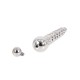 Plug percé Penis Screw Up 6.5cm - Diamètre 12.5mm 
