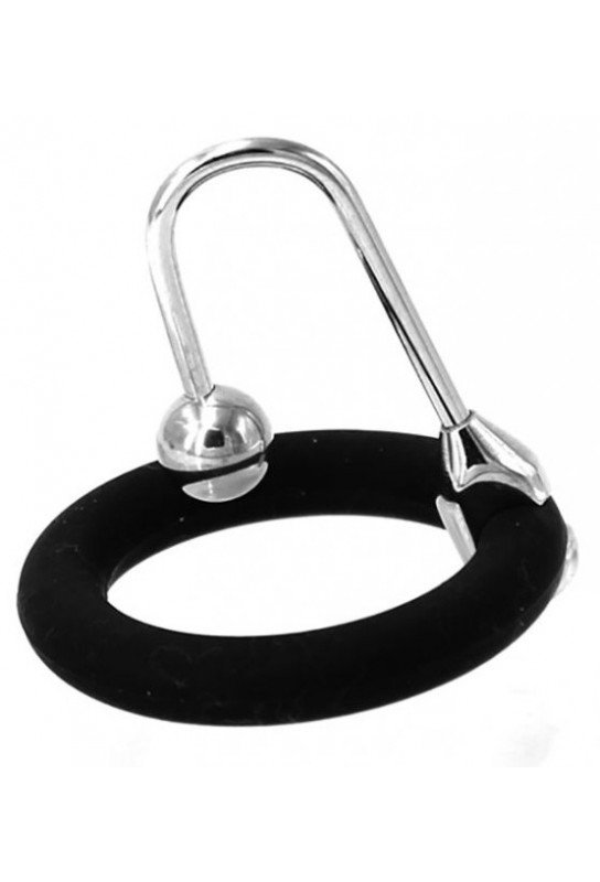 Sperm Stopper 2 Anneaux Silicone 25 et 30mm - Bille 8mm 