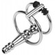 Plug Urètre percé Ribbed Ringo 4cm - Diamètre 10mm 