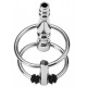 Plug Urètre percé Ribbed Ringo 4cm - Diamètre 10mm 