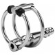 Plug Urètre percé Ribbed Ringo 4cm - Diamètre 10mm 
