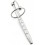 Plug Penis percé Pen Strie 12cm - Diamètre 10mm
