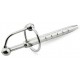 Plug Penis percé Pen Strie 12cm - Diamètre 10mm 