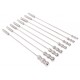 Lot de 8 tiges d'urètre Dilator Beads 28cm - Diamètre de 7 à 14mm 