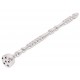 Tige à urètre percée Shower Head 13cm - Diamètre 7mm 