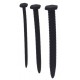 Lot de 3 tiges à urètre silicone 14.5cm - Diamètres 6 à 13mm 