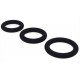 Set de 3 cockrings en silicone 