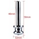 Plug pénis percé Hollow 5cm - Diamètre 9mm 