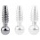 Plug pénis percé Screw 2.5cm - Diamètre 8mm