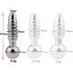 Plug pénis percé Screw 2.5cm - Diamètre 8mm 