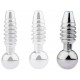 Plug pénis percé Screw L 2.5cm - Diamètre 10mm 