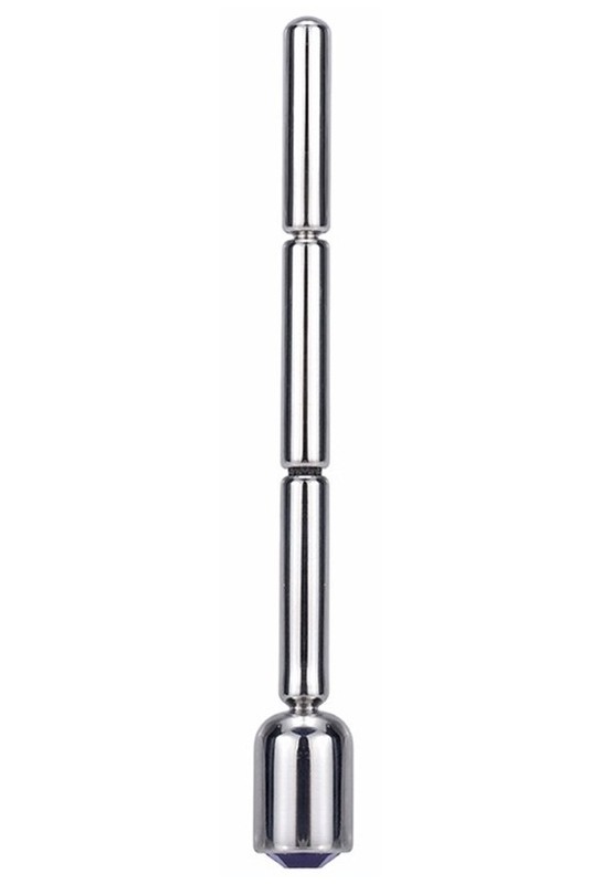 Bijou d'urètre Thin Diamond 6cm - Diamètre 4mm Bleu 