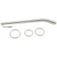 Tige d'urètre percée Benty M 15cm - Diamètre 7.5mm 