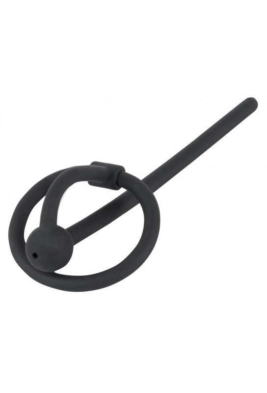 Plug d'urètre percé Ring Play 10.5cm - Diamètre 6mm 