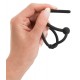 Plug d'urètre percé Ring Play 10.5cm - Diamètre 6mm 