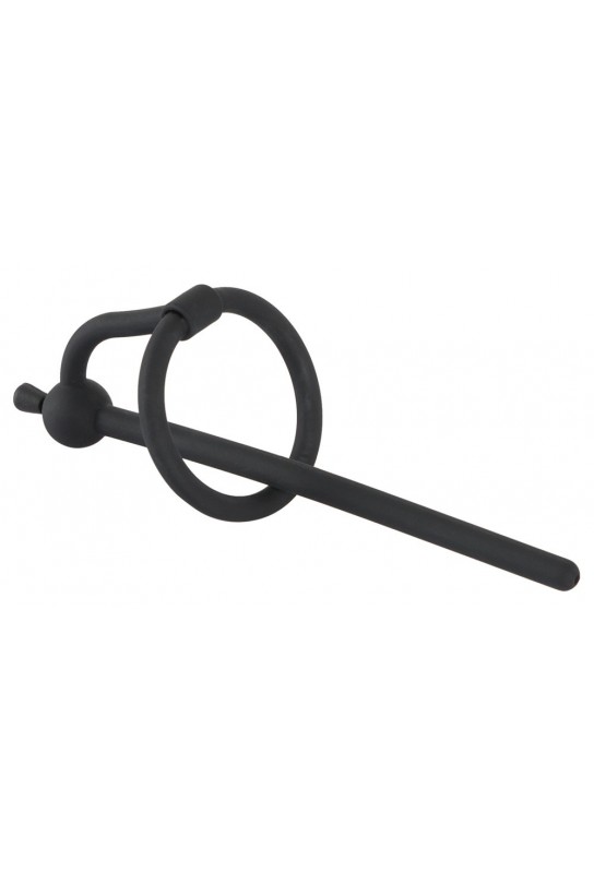 Plug d'urètre percé Play Stop 10.5cm - Diamètre 6mm 