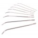 Kit de 8 tiges d'urètre courbées Van Buren 22cm - Diamètres 3 à 7mm 