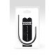 Tige d'urètre en silicone flexible Viviene 24cm - 11mm 