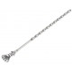 Tige d'urètre en métal Skeleton S 15cm - Diamètre 6mm 