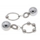 Anneau en métal avec 1 boule Weight Hanger 90g 
