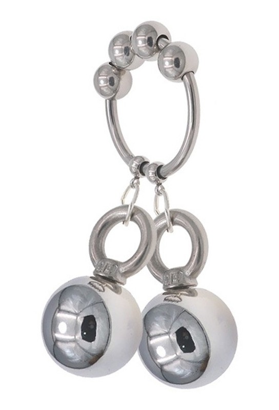 Anneau en métal avec 2 boules Weight Hanger 160g 