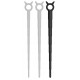 Tige d'urètre en silicone Diablo L 25 cm - Diamètre 7 à 14mm 