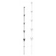 Tige d'urètre en métal Brano S 22 cm - Diamètre 6 à 14mm